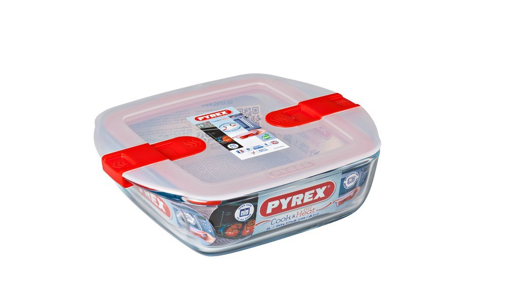Cook & Freeze Glass Square dish with plastic lid - Pyrex® Webshop AR