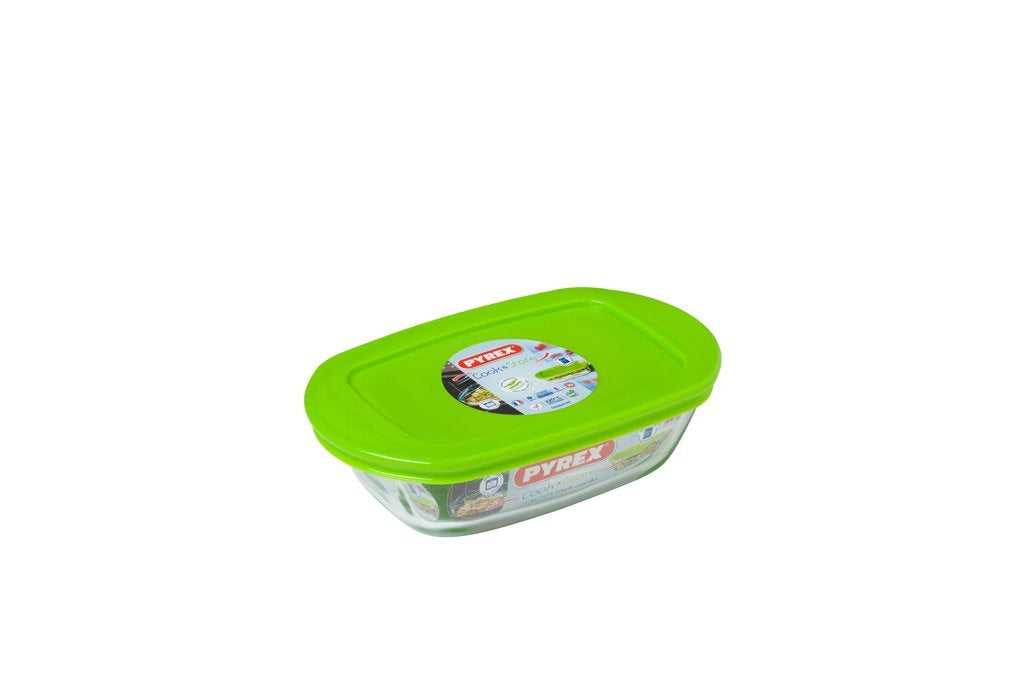 Pyrex Food Storage Glass Dish Cook & Freeze Rectangular with Lid